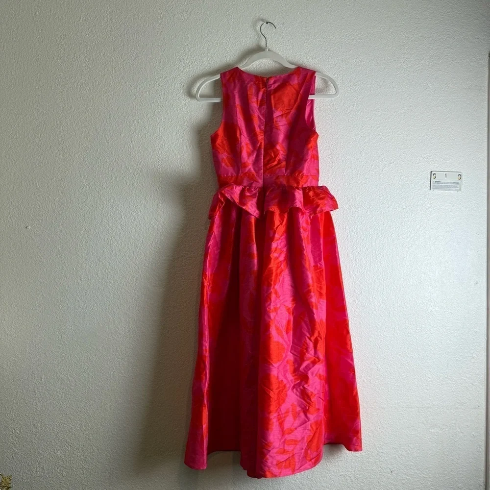 Kate Spade NY x Target Classic Rose Peplum Midi Dress NWT